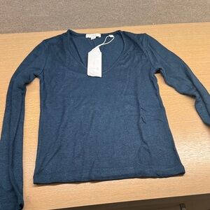 Vince cerelean blue Long Sleeve Top